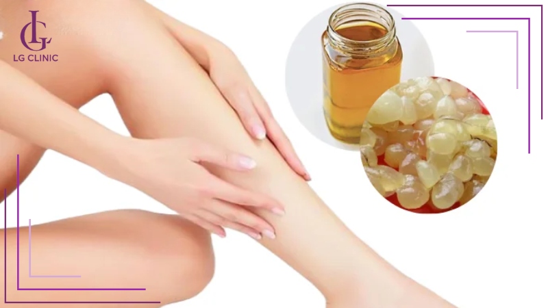 Dùng mỡ trăn triệt lông chân