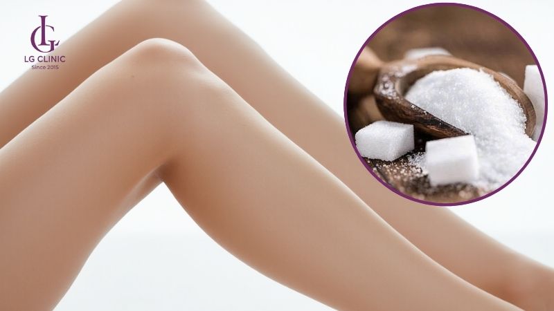 cách triệt lông chân vĩnh viễn tại nhà cho nữ bằng đường