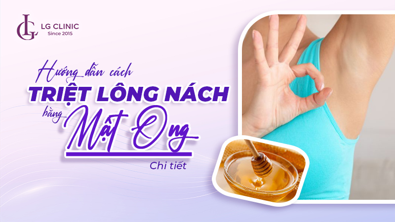 cách wax lông nách bằng mật ong