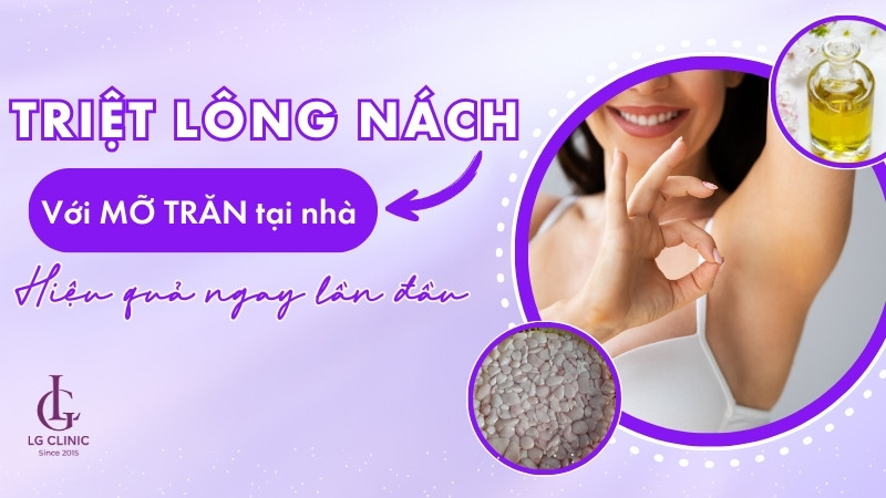 Cách bôi mỡ trăn triệt lông nách đem lại hiệu quả cao