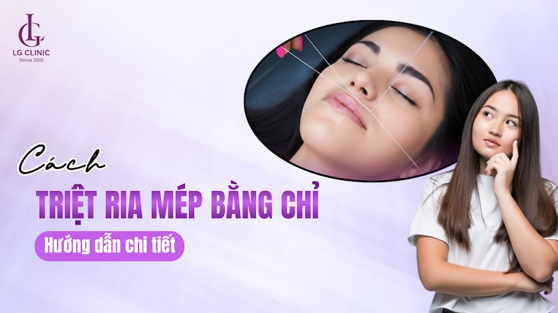 tẩy ria mép bằng chỉ
