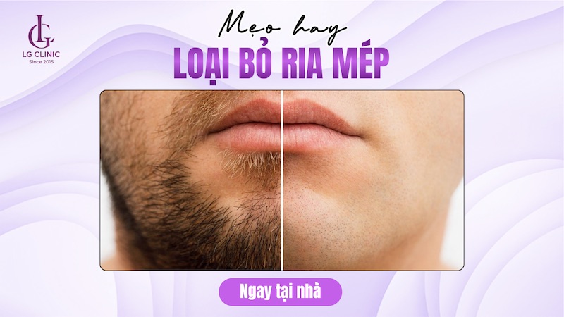 cách triệt ria mép tại nhà cho nam
