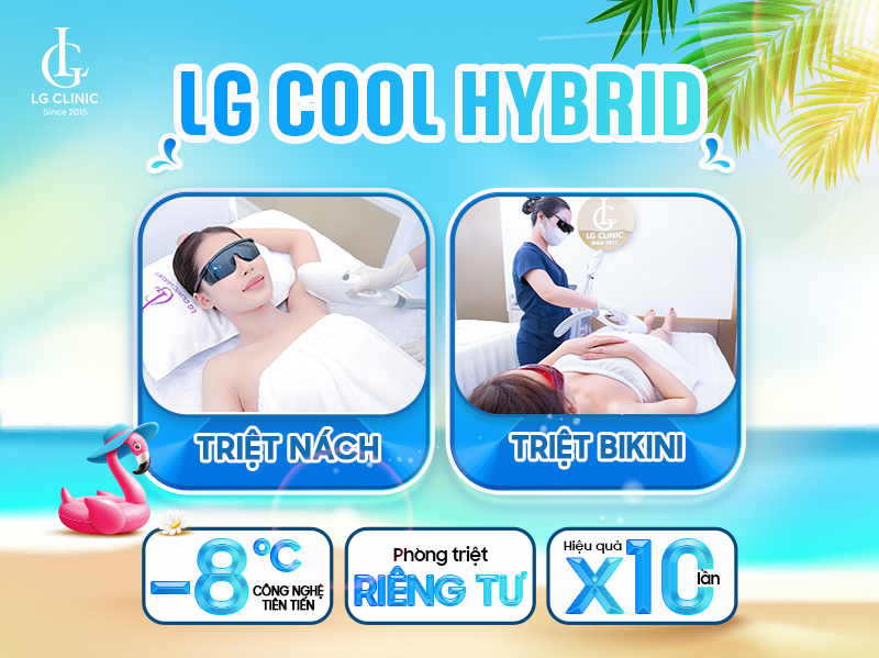 công nghệ triệt lông LG Cool Hybrid tại LG Clinic