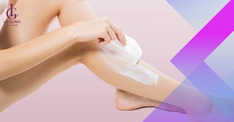 Da nổi mẩn đỏ do sử dụng kem triệt lông kém chất lượng
