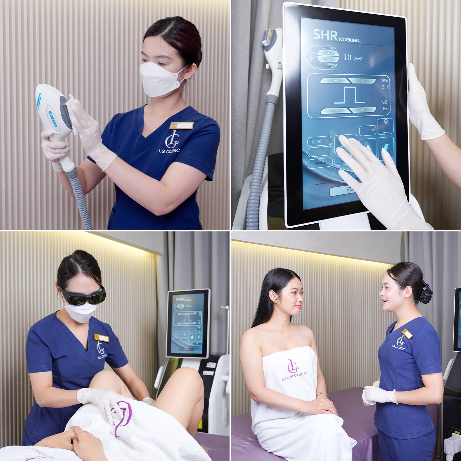 Quy trình triệt lông bikini chuẩn y khoa tại LG Clinic