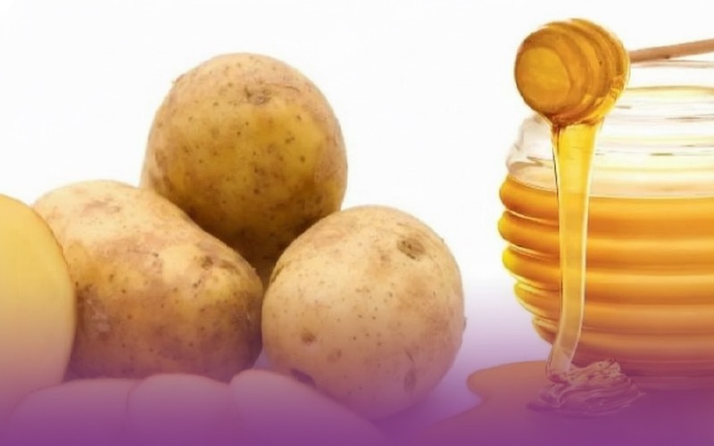Cách tẩy lông chân tại nhà bằng mật ong và khoai tây