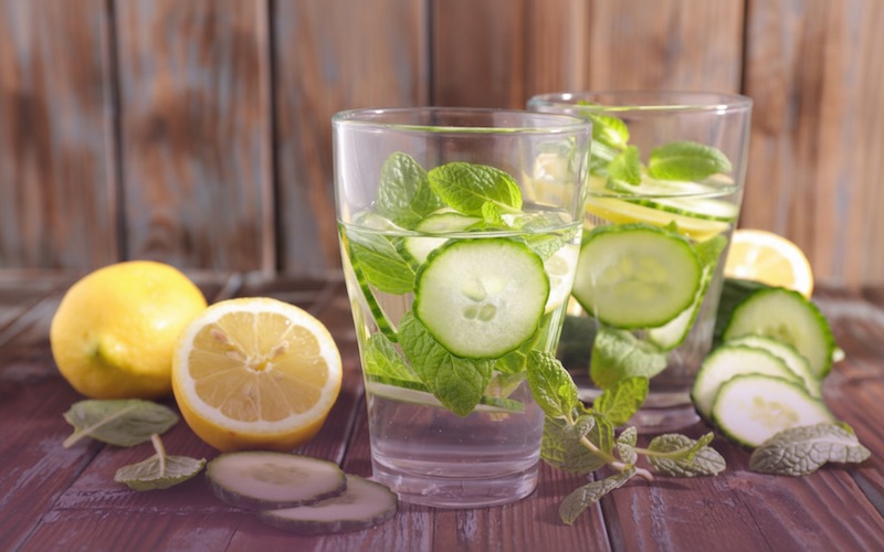 Dưa leo, mật ong và chanh