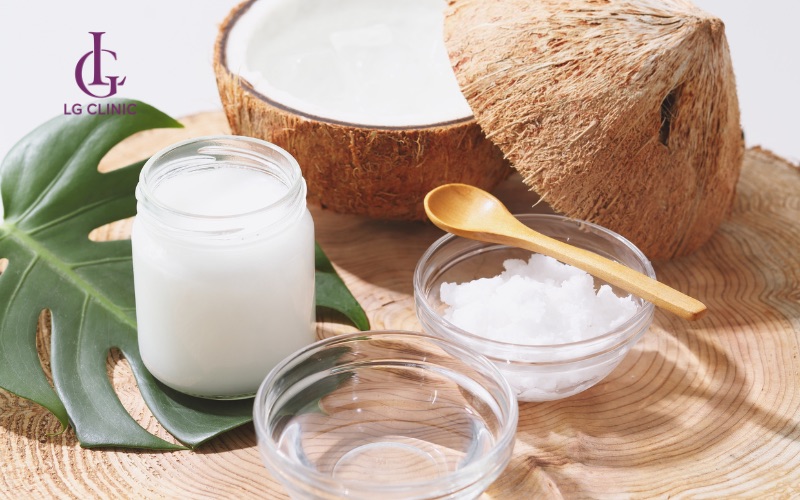 dầu dưa và baking soda