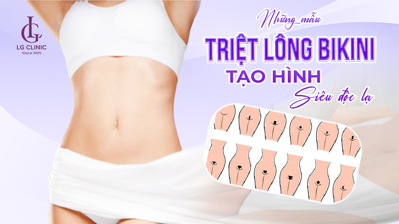 Triệt lông bikini tạo hình