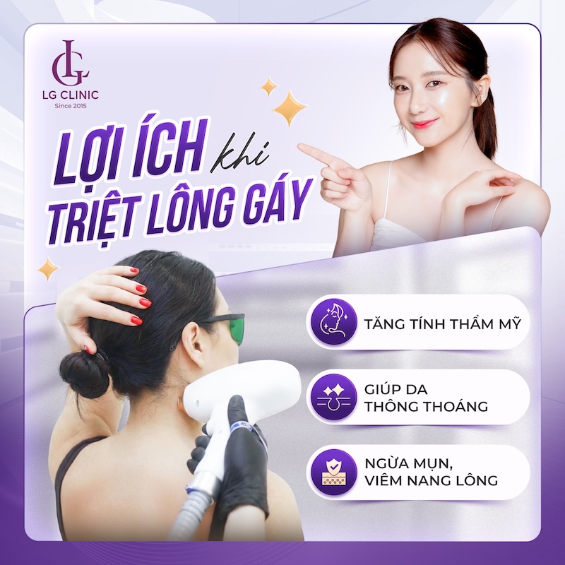 lợi ích khi triệt lông gáy