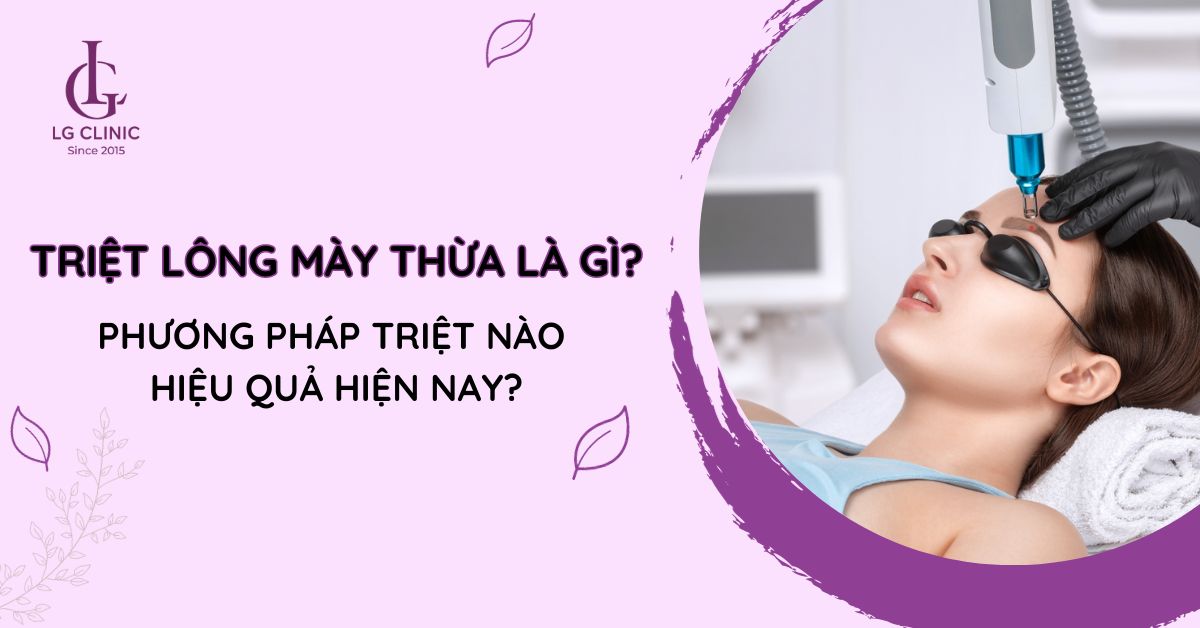 triệt lông mày thừa