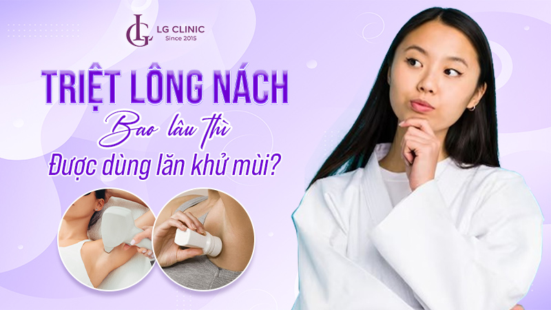 triệt lông nách có được dùng lăn khử mùi không