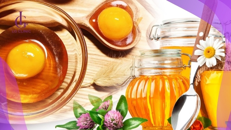 Công thức dưỡng trắng da bằng trứng gà và mật ong