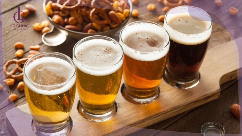 cách làm trắng da toàn thân bằng bia tươi