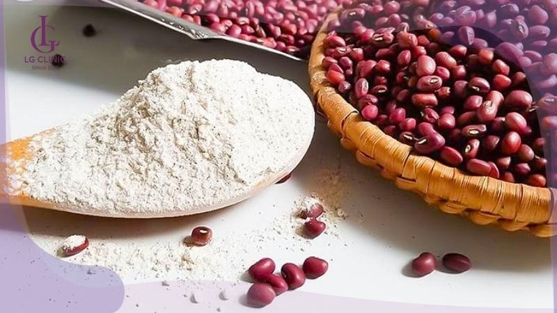 cách làm trắng da toàn thân bằng bột đậu đỏ