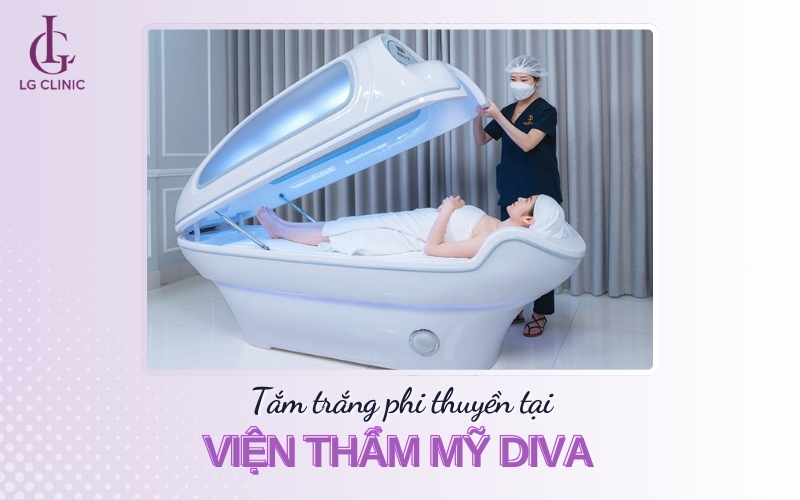 Dịch vụ tắm trắng phi thuyền tại viện thẩm mỹ DIVA
