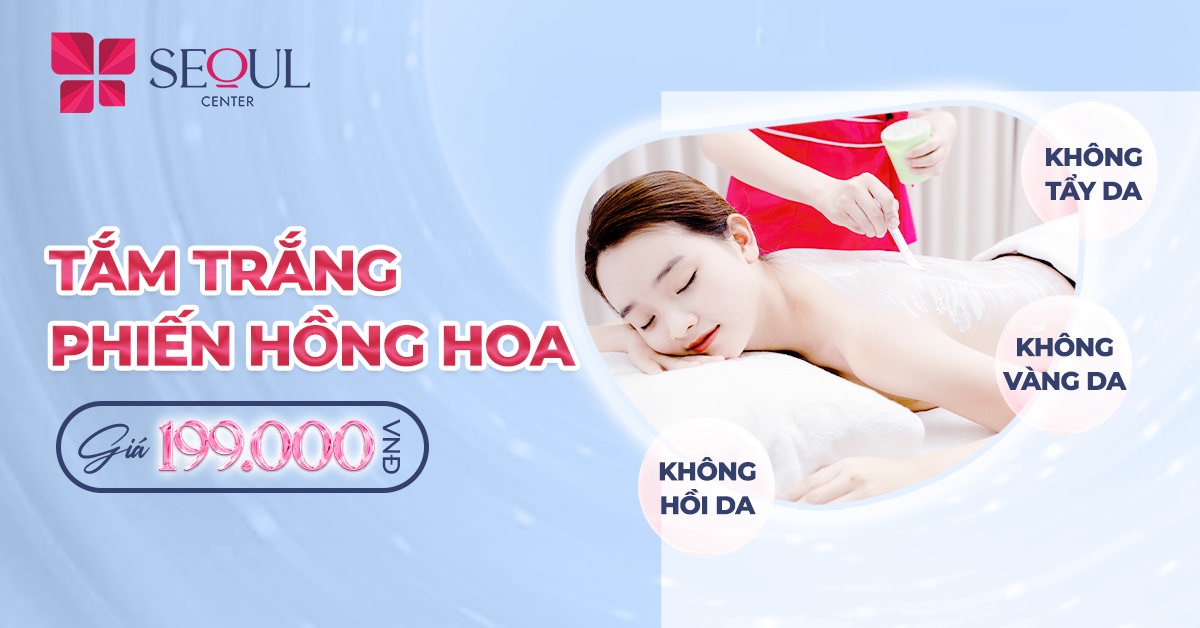 Tắm trắng phiến hồng hoa tại Seoul Center
