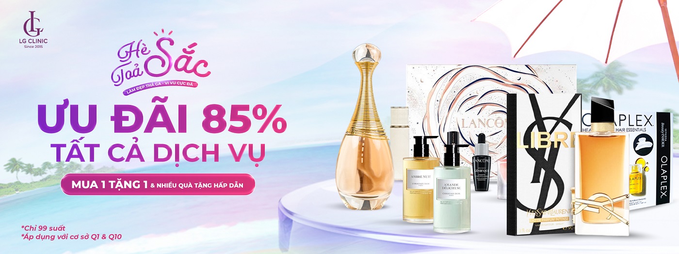 sự kiện mua 1 tặng 1 lg clinic