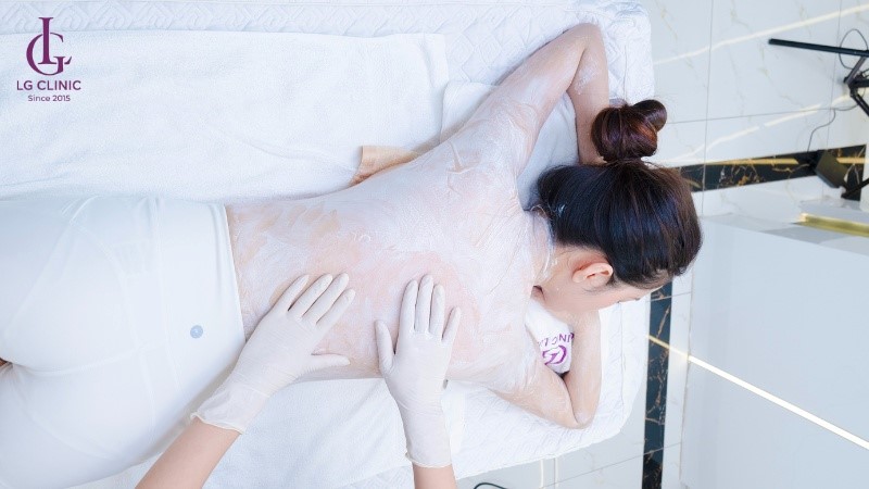 quy trình tắm trắng tại spa