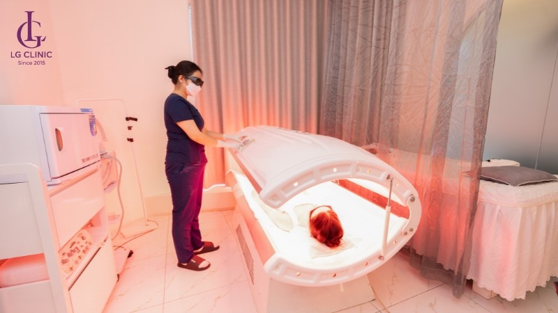 quy trình tắm trắng tại spa