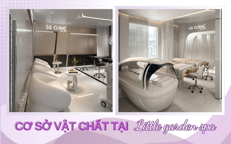 Cơ sở vật chất hiện đại ở Little Garden Spa Quận 10