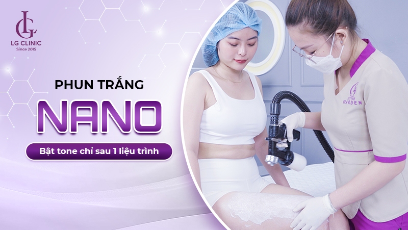 Phun trắng Nano tại Little Garden Spa