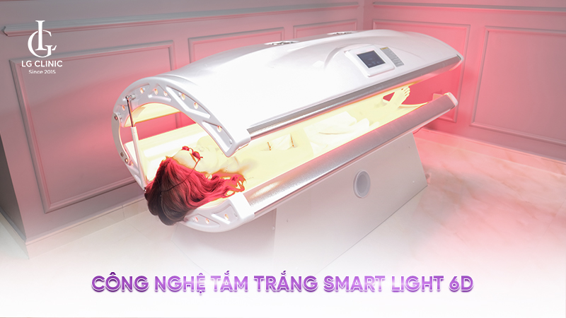 Tắm trắng Smart Light 6D tại LG Clinic