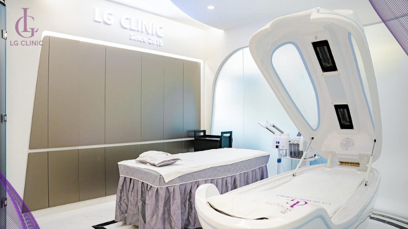 Phòng tắm trắng với cơ sở vật chất hiện đại bậc nhất tại LG Clinic