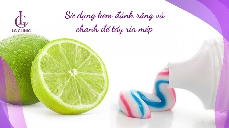 Kem đánh răng và chanh