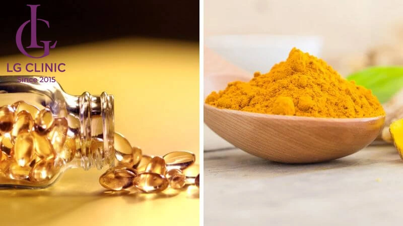 Vitamin E và bột nghệ