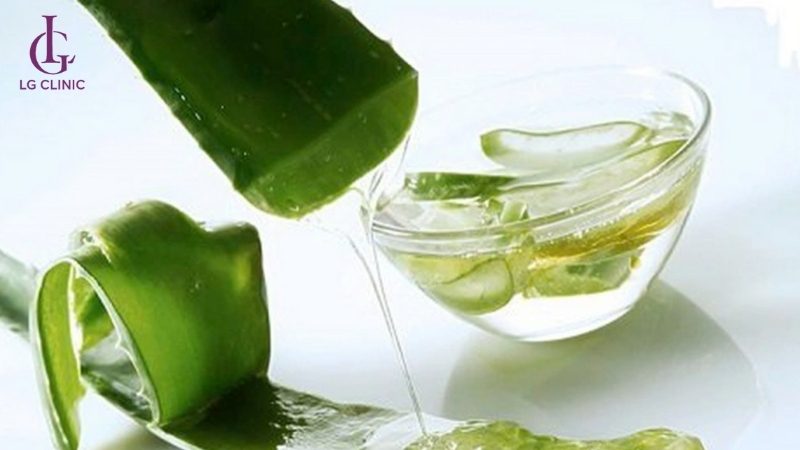 Làm mờ mực xăm bằng gel nha đam