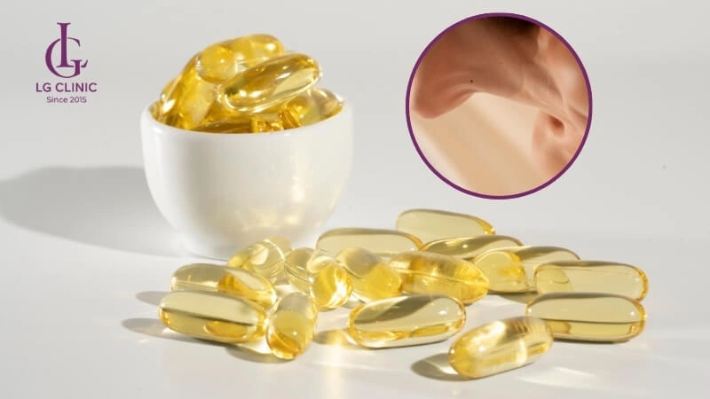Vitamin E làm trắng vùng cổ nhanh nhất