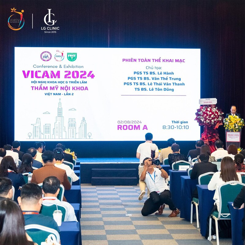 Không gian hoành tráng của Hội nghị Thẩm mỹ Nội khoa Việt Nam 2024