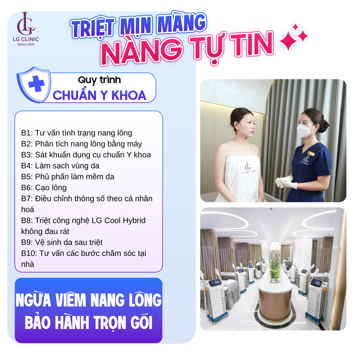 triệt lông chân uy tín