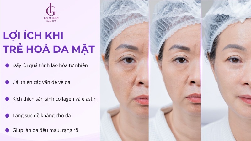 lợi ích của trẻ hoá da mặt