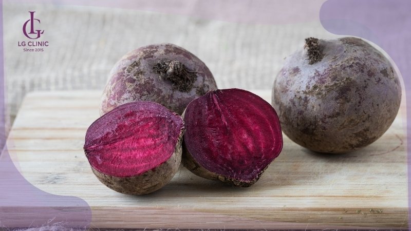 ăn củ dền làm trắng da