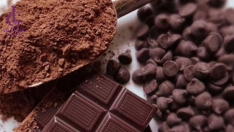 Bột ca cao và sô cô la đen