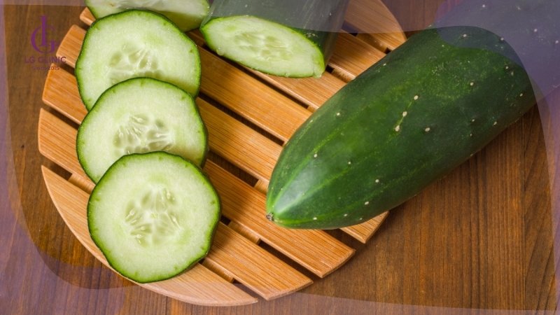 dưa leo giúp trắng da
