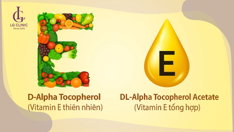 lựa chọn vitamin E làm trắng da