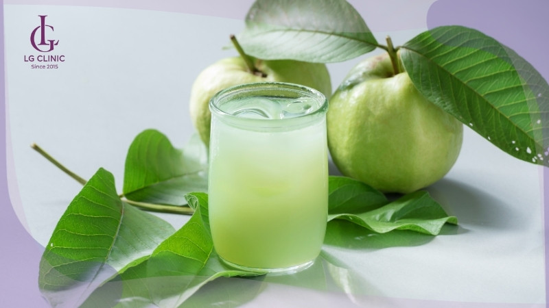 nước ép quả ổi giúp làm trắng da