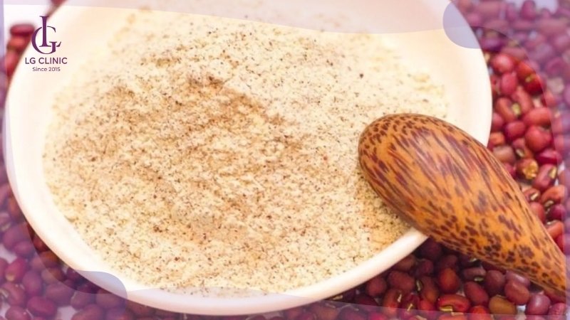 tắm trắng bằng bột đậu đỏ