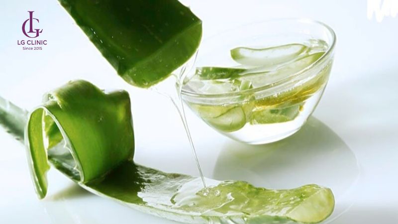 thoa gel lô hội sau khi cạo lông