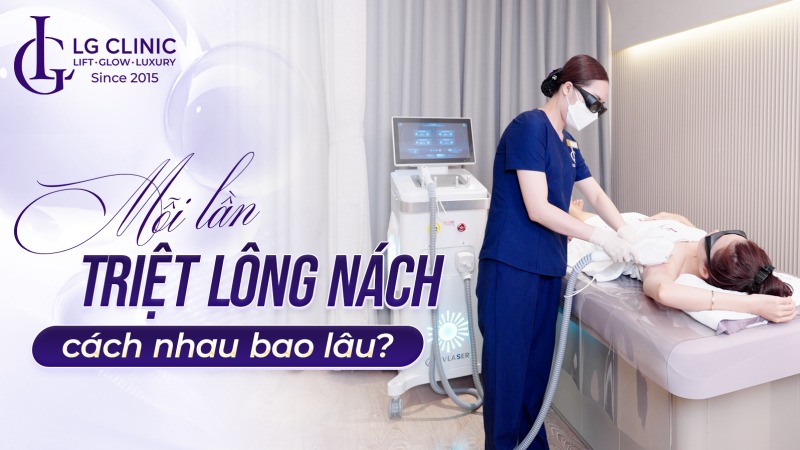 thời gian triệt lông nách cách nhau bao lâu