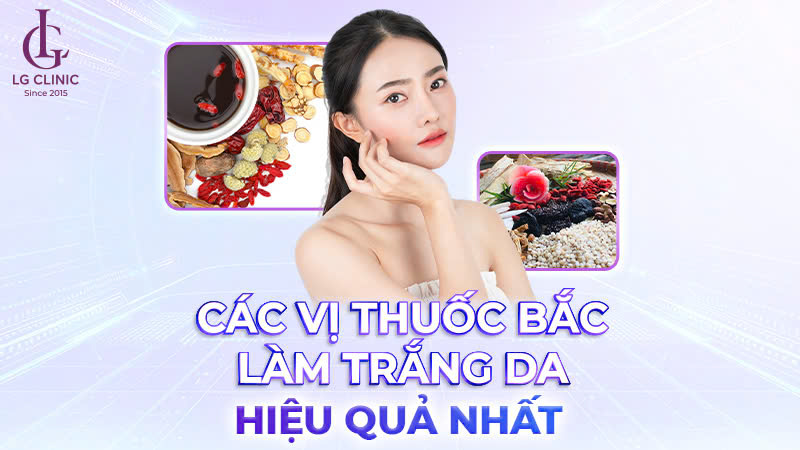 Các vị thuốc bắc làm trắng da