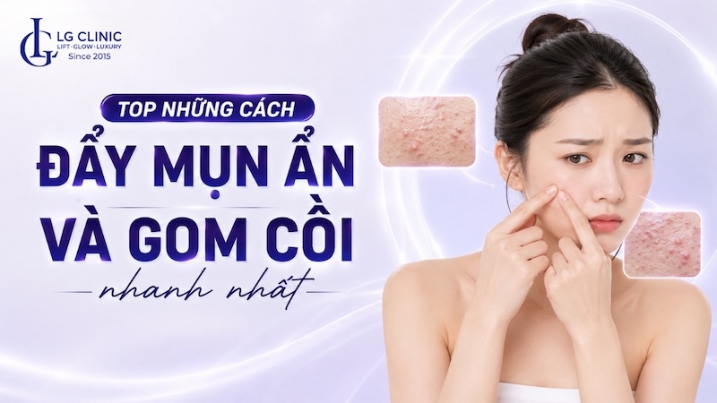 cách đẩy mụn ẩn
