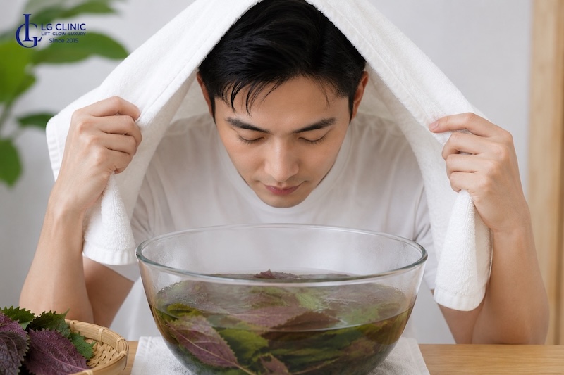cách trị mụn cho nam tại nhà