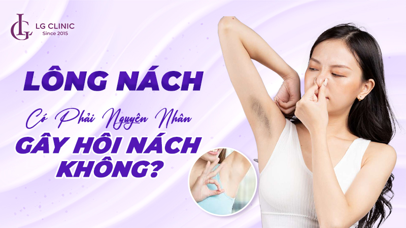Để lông nách có bị hôi nách không