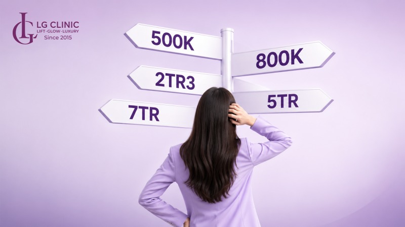 bảng giá trị thâm nách