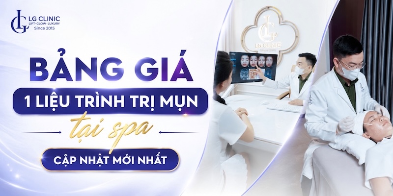 liệu trình trị mụn tại spa