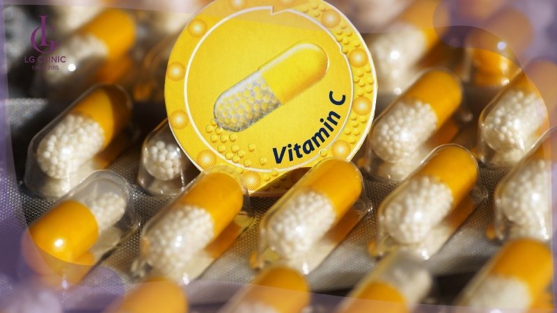 viên uống vitamin C giúp làm trắng da